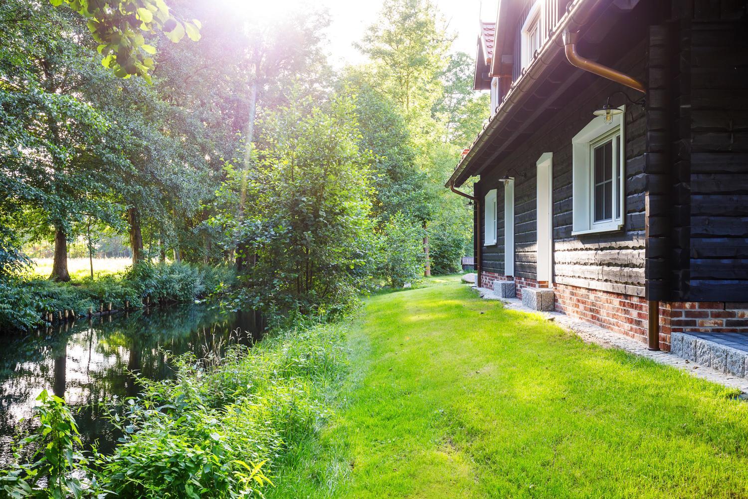 Spreewald Chalet Wohnung Spreeblick Kolonie  المظهر الخارجي الصورة